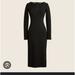 J. Crew Dresses | J Crew Has Created The Perfect Little Black Dress! Long Sleeve Zipper At Back. | Color: Black | Size: 0