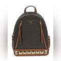 Michael Kors Bags | Michael Kors Women’s Brooklyn Stud Detailed Backpack | Color: Brown/Gold | Size: Os