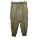 American Eagle Outfitters Pants & Jumpsuits | American Eagle Outfitters Women Cargo Jogger Pants Sz M Short Army Green Lyocell | Color: Green | Size: Pm