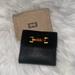 Gucci Bags | Gucci Leather & Suede Bamboo Wallet Rare Vintage | Color: Black | Size: 4.125 X 4 X 0.75”