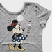 Disney Shirts & Tops | Disney Minnie Mouse Heathered Gray Short Sleeve T-Shirt Little Girl Sz L (10/12) | Color: Gray/Red | Size: Lg