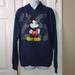 Disney Tops | Disney Mickey Mouse Hoodie Sweatshirt Sz M | Color: Blue | Size: M