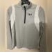 Under Armour Tops | Girls Youth Under Armour Long Sleeve Pullover 1/4 Zip, Gray, Size Large Ylg | Color: Gray | Size: L