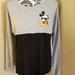 Disney Tops | Disney Mickey Mouse Long Sleeve Tshirt Size Xl | Color: Black/Gray | Size: Xl