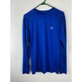 Adidas Shirts | Adida Mens Athletic Wear Blue Top Climalite Size Small Long Sleeve | Color: Blue | Size: S