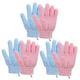 minkissy 48 Pcs Five Finger Bath Gloves Exfoliating Body Scrubber Bath Tools Bathing Rubbing Mitt Body Massage Bath Gloves Bathing Foaming Gloves Men and Women Nylon Bath Towel Take a Bath