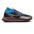 NIKE React Pegasus Trail 4 GTX Gore-TEX Men's Running Trainers Sneakers Shoes DJ7926 (Black/Light Photo Blue/Track Red/Vivid Sulfur 003) UK6 (EU40)