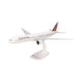 Herpa Snap-fit airplane model Philippine Airlines Boeing 777-300ER - RP-C7773 on scale of 1 : 200, plastic miniature with pedastal, model building, collectors edition