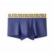 CALCET Underwear for man Men'S Underwear Seamless Boxer Briefs Mid-Rise Ice Silk Underwear 3 Packs-E-L