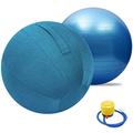 Gym Ball 55/65/75 cm Anti Burst,Sitting Ball Chair for Office,Dorm and Home,Anti-Burst Yoga Ball Thickened Stability Balance Ball Pilates Barre Physical Fitness Exercise Ball 55cm/65cm/75cm, For Balan