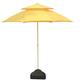 FELEA Parasols 9' Beach/Pool/Garden/Patio Umbrella Double Top, Water/UV-Resistant Market Outdoor Table Umbrella Outdoor parasol Outdoor Parasols