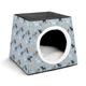 Funny Chihuahua Dogs Funny Warm Pet House Sleeping Nest Pad Bed Removable Forms Pad Comfortable Gift For Dogs Cats