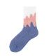 CALCET Fluffy socks Coral Velvet Women'S Autumn And Winter Mid-Calf Socks Thickened Contrasting Color Sleep Socks 6 Pairs-B-35-41