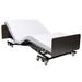 ProHeal Ultra Low Electric Hospital Bed, Expandable Width, Adjustable w/ Memory Foam Mattress, Mahogany | 31 H x 36 W x 88 D in | Wayfair