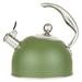 Viking 2.6 Qt. Stainless Steel Kettle w/ 3-Ply Base Stainless Steel in Green | Wayfair 40018-9339CGRNC