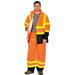 KISHIGO RW101-S-M S/M Class 3 Rainsuit, Orange