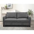 Latitude Run® 69"3 in 1 Convertible Queen Sleeper Sofa Bed, Modern Fabric Loveseat Futon Sofa Couch Polyester in Gray | Wayfair