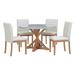 Wildon Home® Dyvon 47.2 L x 47.2 W Dining Set Wood/Upholstered in Brown | 30 H x 47.2 W x 47.2 D in | Wayfair 60594B84EAA7454AAF70FFABB20620E9