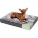 Tucker Murphy Pet™ Orthopedic Dog Bed Waterproof Deluxe Plush Dog Beds w/ Removable Washable Cover Anti-Slip Bottom Pet Sleeping Mattress For Large | Wayfair