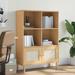 Bayou Breeze Arric 51.2" H x 35.4" W Solid Wood Cube Bookcase Wood in Brown | 51.2 H x 35.4 W x 13.8 D in | Wayfair