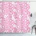 East Urban Home Floral Shower Curtain Daisy Blossom Spring Print Polyester | 70 H x 69 W in | Wayfair 09FFFB3B0C6248229F3497A4CF8194FC