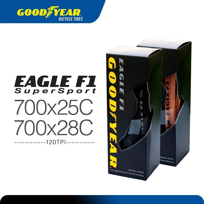 Goodyear Eagle F1/SuperSport 700c Tube pneu vélo de route pneu 700x25C/28C pièces de vélo pneu gravier cyclisme pneus de vélo de route 700x28
