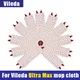 Vileda UltraMax-Balai serpillière plat réutilisable en microcarence remplacement du gril machine à