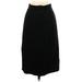 Sonia Rykiel Casual Midi Skirt Long: Black Print Bottoms - Women's Size 36