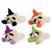 Multipet Halloween Lamb Chop Witch 10.5 Assorted Dog Toy (Each Sold Separately)