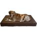 Deluxe Orthopedic Memory Foam Dog Bed Pet Pad With Chew Resistant NOT Chew-Proof And Removable Zipper Cover + Waterproof Dog Bed Liner [Replacement Zipper Covers Available]