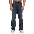 STHUGE Jeans, Loose Fit, Diry Wash, 5-Pocket, bis 72/36 Dark Blue Denim 58 820664903-58