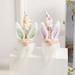 JFY Easter Decoration Cute Faceless Doll Luminous Doll Creative Holiday Window Display Props