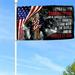 Bayyon Jesus Christ Grommet Flag I Would Rather Stand With God Flag Banner with Grommets 3x5Feet Man cave Decor