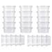 25 Pc Slime Storage Containers Foam Ball Storage Storage Set with Divided Interior Clothes Organizer Storage Organizer for Clothes Large Linen Fabric Foldable Storage Container Soft Storage Containers