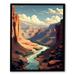 HOMICOZI Grand Canyon National Park National Parks Wall Poster Grand Canyon National Park Wall Art Abstract Nature Landscape Forest Wall Art Pictures for Bedroom Office Living Room