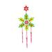 COOLL Non-woven Fabric Wind Chime Christmas Wind Chime Christmas Theme Wind Chime Diy Kit Festive Non-woven Ornament for Wall