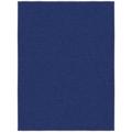 Ottomanson Machine Washable Non-Slip Rubberback Modern Solid 2x3 Indoor Area Rug 2 3 x 3 Navy