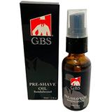 G.B.S Pre-Shave Oil - Shaving Oil for Men Protects Against Irritation and Razor Burn for Sensitive Skin Sandalwood 1 Oz