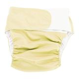 Reusable Adult Cloth Diaper Washable Adjustable Large Nappy Diapers Adults Cloth Diapers for Incontinence Care Reusable Diapers yellow