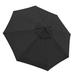 Gratying Waterproof Sun Umbrella Cover For Outdoor Garden Materials Sun Umbrella Replacement Umbrella Outdoor Black