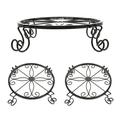 3pcs Iron Flower Pot Stand Metal Plant Stand Flower Pot Holder Potted Plant Holder