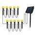 Pristin Lamp string Set Outdoor Landscape Waterproof LEDs Solar-Powered HUIOP Lawn Landscape Decoration IP65 LEDs Solar-Powered Stake Bubbles Decoration IP65 Waterproof Outdoor Landscape Decoration