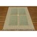 Casavani Hand Block Printed Green Cotton Hallway Stair Runner Area Rug Indoor Outdoor Rug 2.6x8 feet