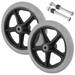 2Pcs Wheelchair Wheels Small Front Wheels Universal Wheel Replacements for Wheelchairs