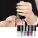 Dazzle Dry Nail Polish Cara Lady 36ML Water Based Nail Polish Peelable Health Nontoxic Breathable 6 Color Set