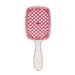 Wet and Dry Vented Detangling Hair Brush Hair Brush Paddle Detangling Brush for Dry Wet Hair Scalp Massage Brush (Blue+Pink+purple)