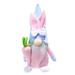 Easter Gnome Plush Doll Easter Bunny Gnomes Easter Bunny Faceless Doll Easter Bunny Swedish Tomte Stuffed Doll Spring Gnomes Easter Holiday Home Decoration Easter Gifts For Kids Women Men