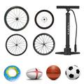 Lixada Bike Pump Compatible Tire Pump 230PSI Pressure Pedal Presta Valve Floor Pump Manual Pump MTB XINZY Bike Bike Pump MTB Road Bikes Pump Portable Air Road Bikes Bikes