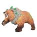 Safari Animals Figures Toys Small Realistic Plastic Cave Bear Model Animals Wildebeest Toy Animal Figurines Toy Statue Early Education Toys Party Favors Toys for Boys Girls Kids Toddlers