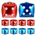 10 Pcs Dice Balloon Ornament Colored Balloons Wedding Cube Pool Party Baby
